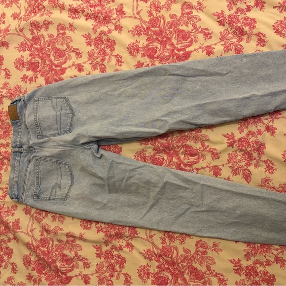 American Eagle Light Blue Distressed Women Jeans - Picture 3 of 3